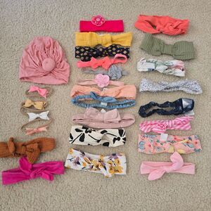 Baby & Toddler Headbands and Turban Lot - more 20 Pieces